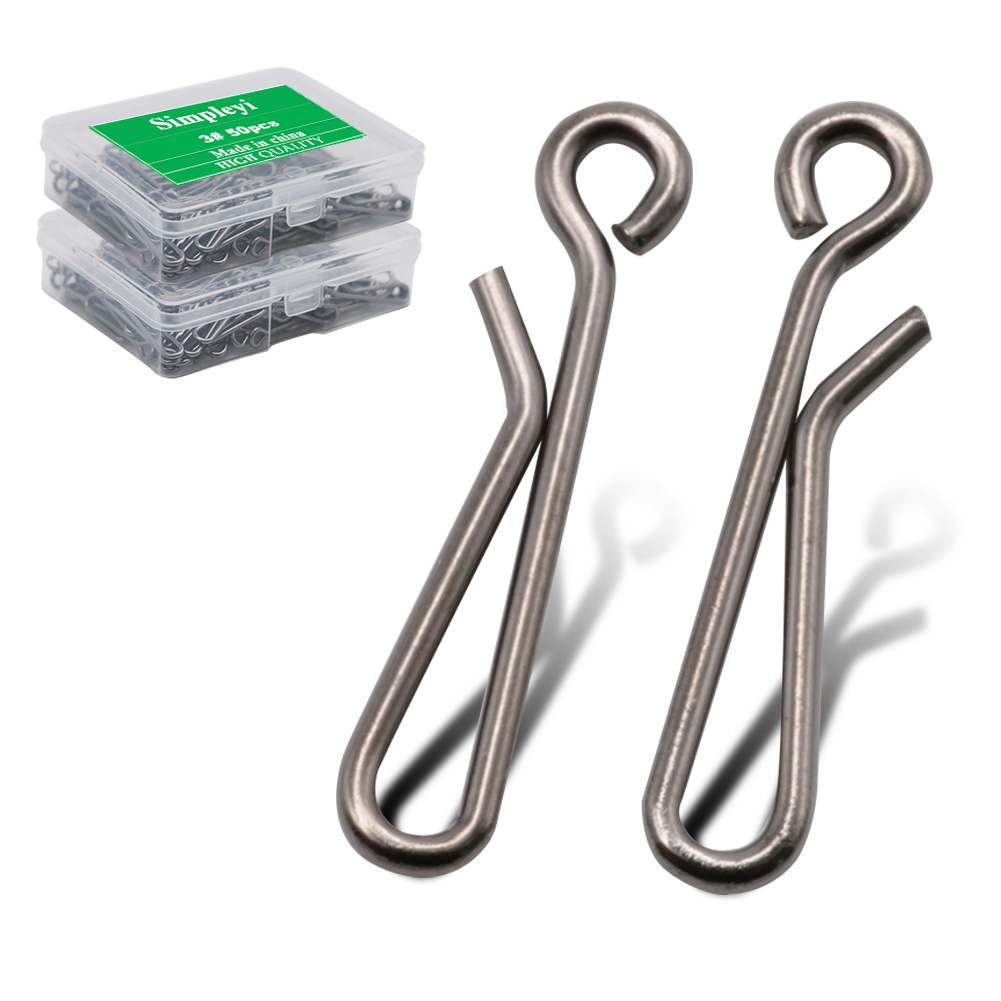 Fishing Lure Box - 50 Buah/Boks Bantalan Kunci Gulungan Pin