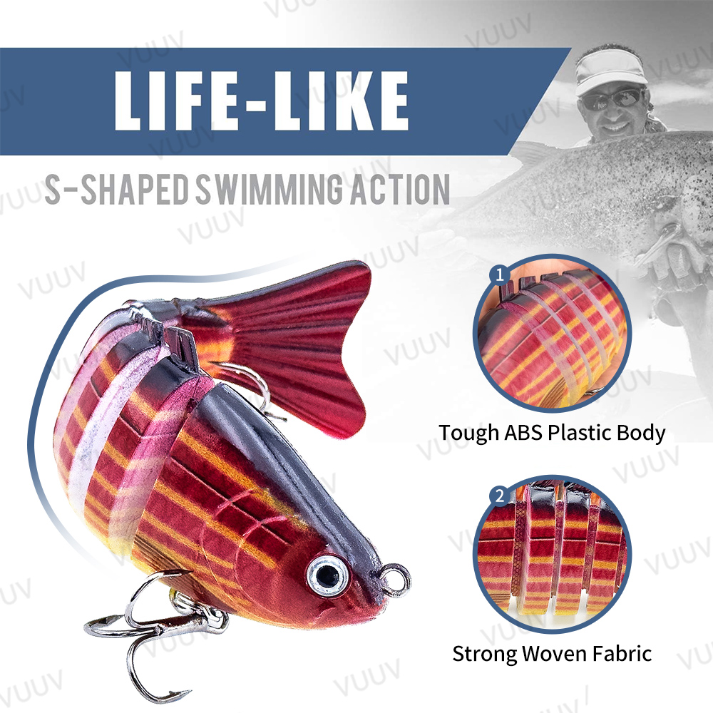 10 pcs Umpan Pancing Swimbait  - Fishing Lure Swimbait ulasan dan harga