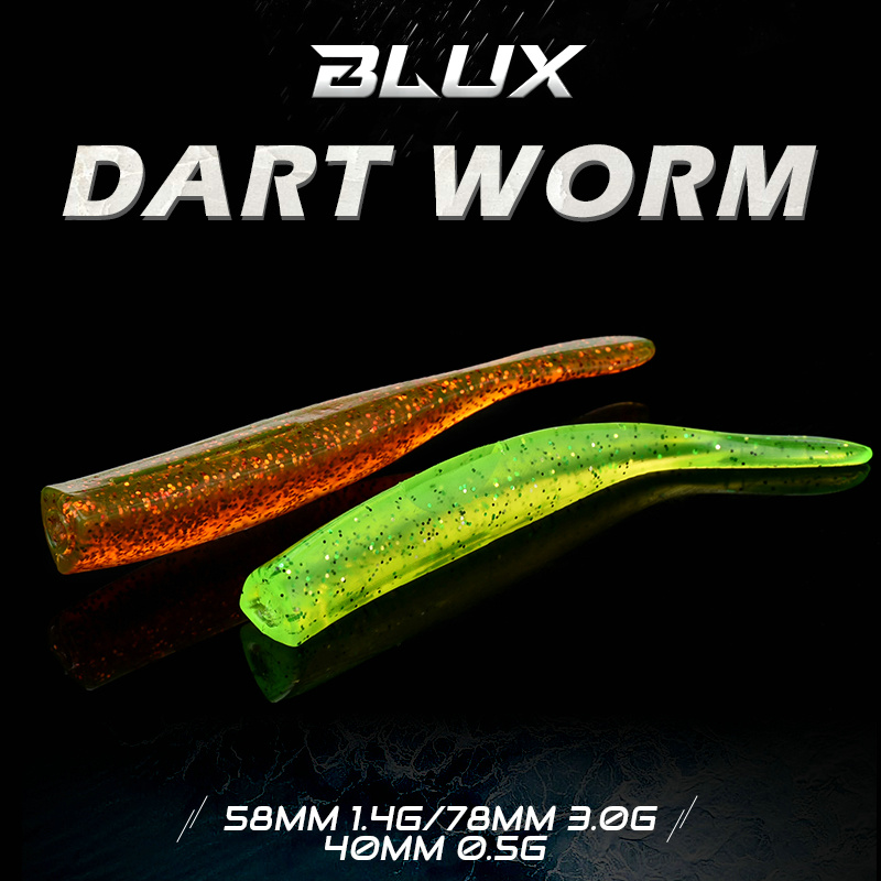 BLUX Baru Umpan Lembut Cacing  - Fishing Lure Soft Plastic ulasan dan harga
