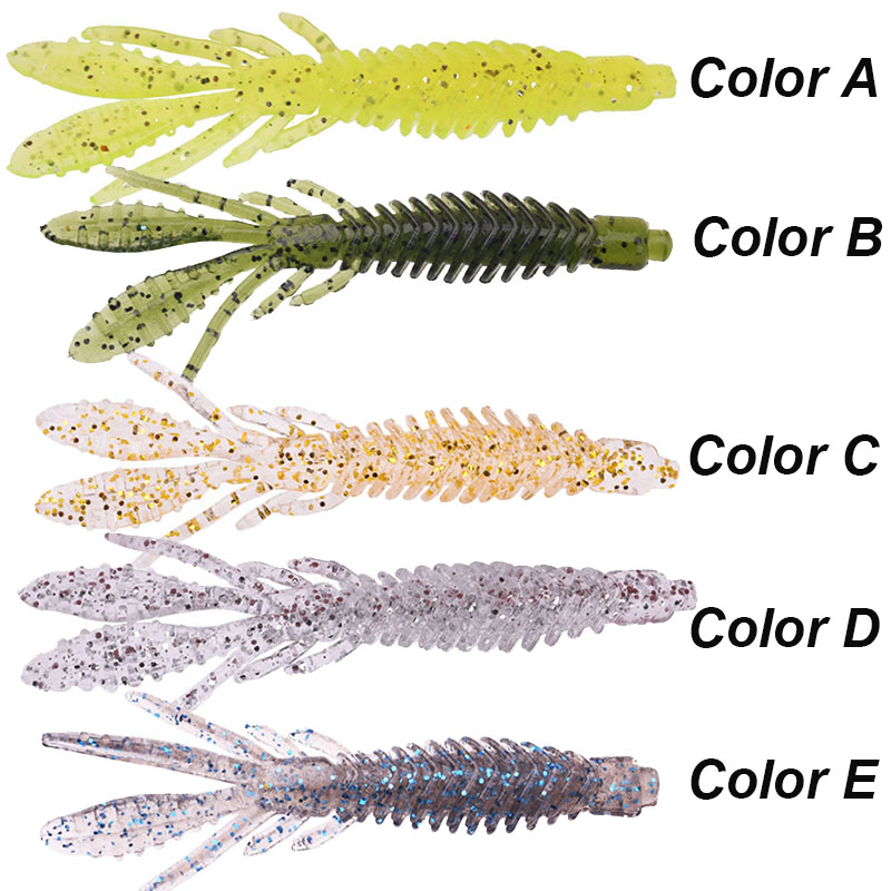 WESTBASS 5 Buah Umpan Larva Le - Fishing Lure Soft Plastic ulasan dan harga