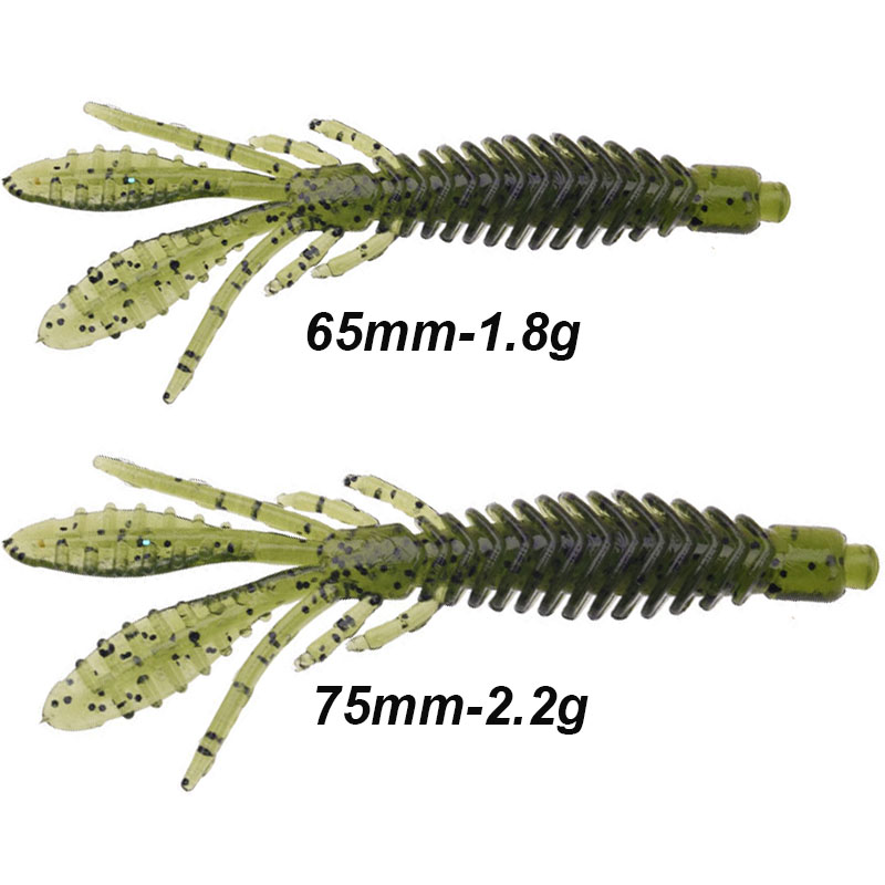 WESTBASS 5 Buah Umpan Larva Le - Fishing Lure Soft Plastic ulasan dan harga