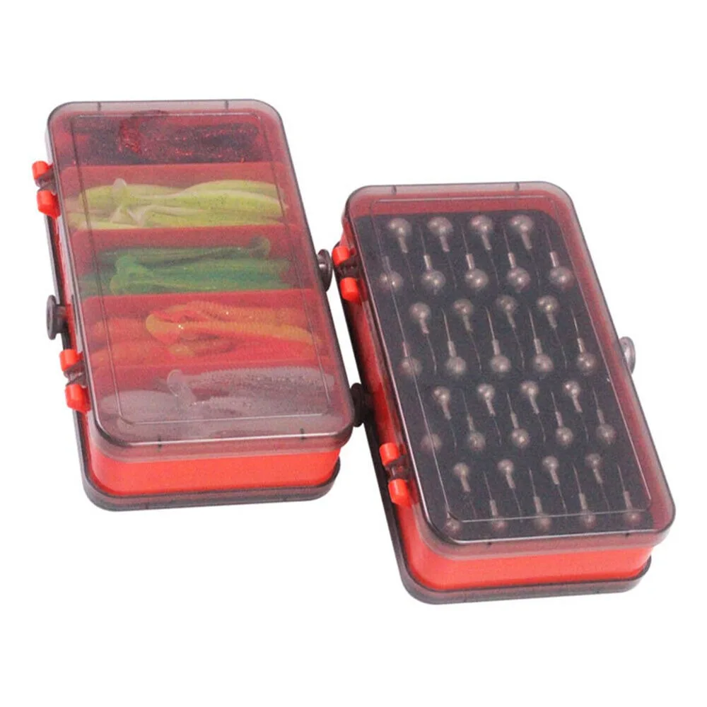 Kotak Umpan Portabel Dua Sisi  - Fishing Lure Soft Plastic ulasan dan harga