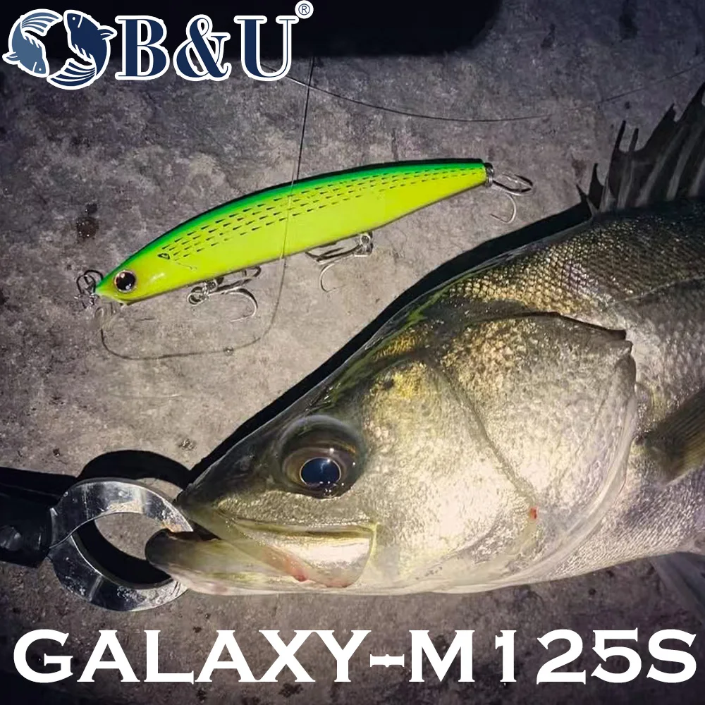 B & U umpan pancing laut 125mm - Fishing Lure Jerkbait ulasan dan harga